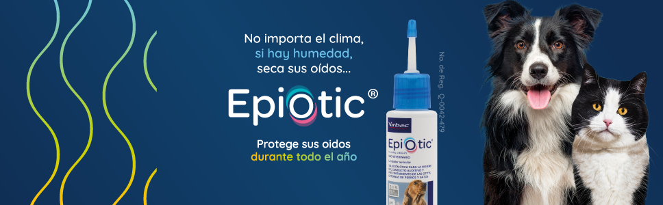 Solución para limpiar los oídos de tu mascota. Ayuda a quitar la secreción serosa. Fácil de aplicar, úsalo en casa.